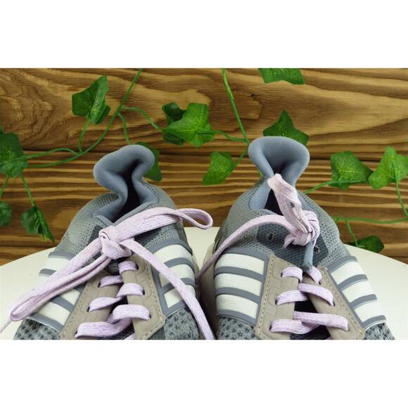 adidas Women Size 7.5 M Shoes Gray Running Mesh - Picture 3 of 9
